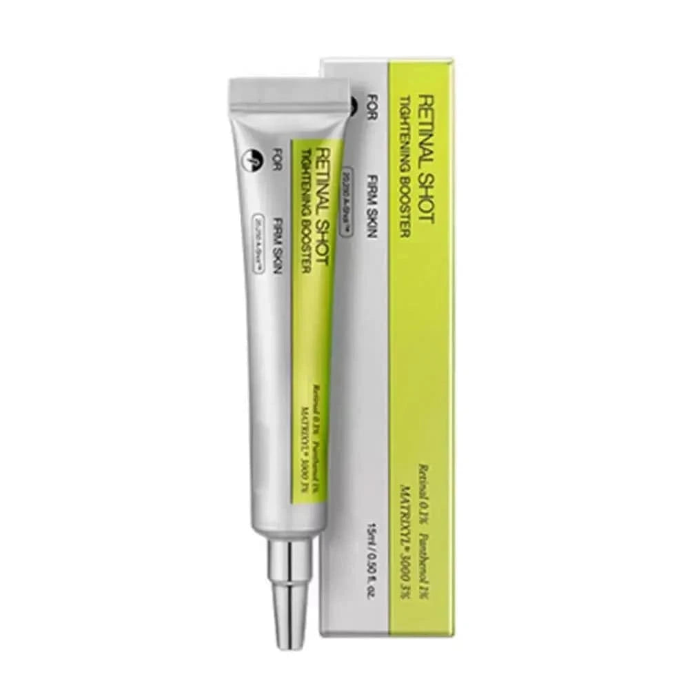 Korean Retinol Eye Cream by Aurenza Shop with exfoliating moisturizer, brightening skin and shrinking pores around the eyes.