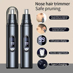 Aurenza Shop mini pocket nose hair trimmer for men and women, waterproof, portable painless clipper for nose, ears, and eyebrows.