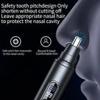 Aurenza Shop mini pocket nose hair trimmer for men and women, waterproof, portable painless clipper for nose, ears, and eyebrows.