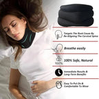 Aurenza Shop adjustable neck support pillow designed for ergonomic snoring relief and cervical comfort.