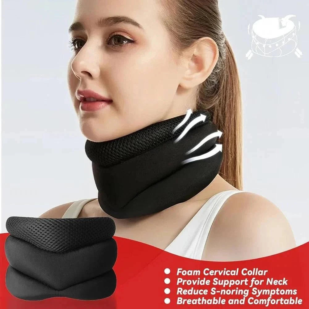 Aurenza Shop adjustable neck support pillow designed for ergonomic snoring relief and cervical alignment.