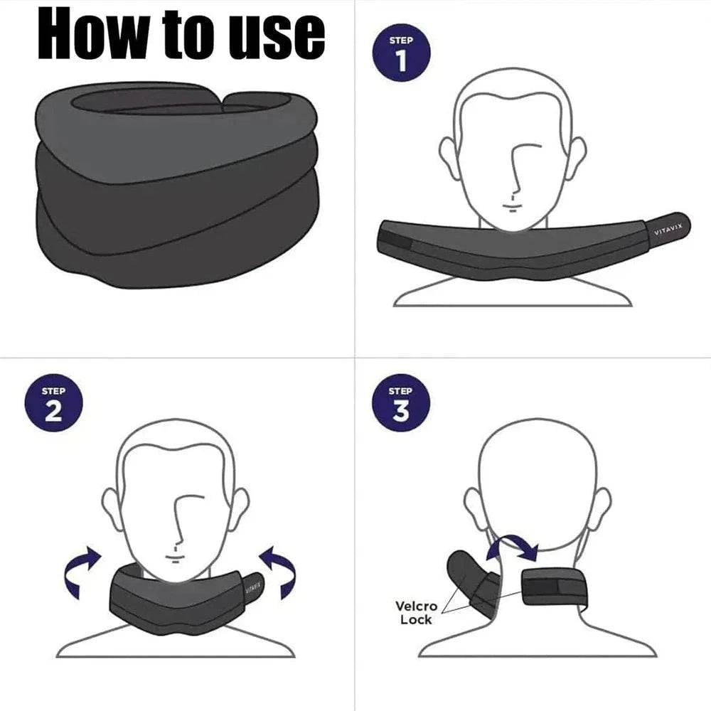 Adjustable cervical neck support pillow for ergonomic snoring relief by Aurenza Shop, designed to improve sleep posture and comfort.