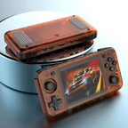 Aurelza R36H Game Console R36S horizontal retro handheld video player with 64GB storage and 3.5-inch screen, portable gaming device