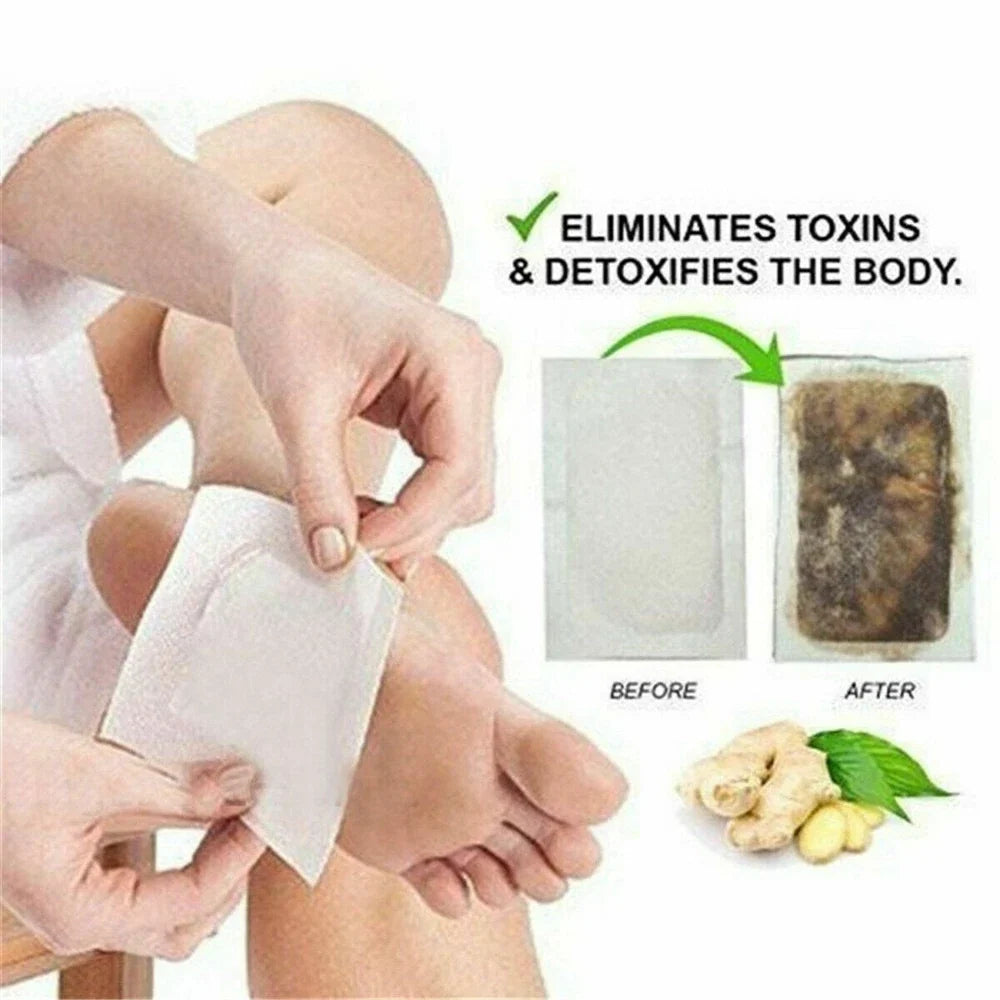 100pcs Foot Pads Toxins Fit Health Care Patch Cleanse Adhesive Slim