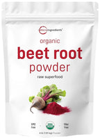 Cold Pressed Organic Beet Root Powder, 4lb | High Concentration, No Additives