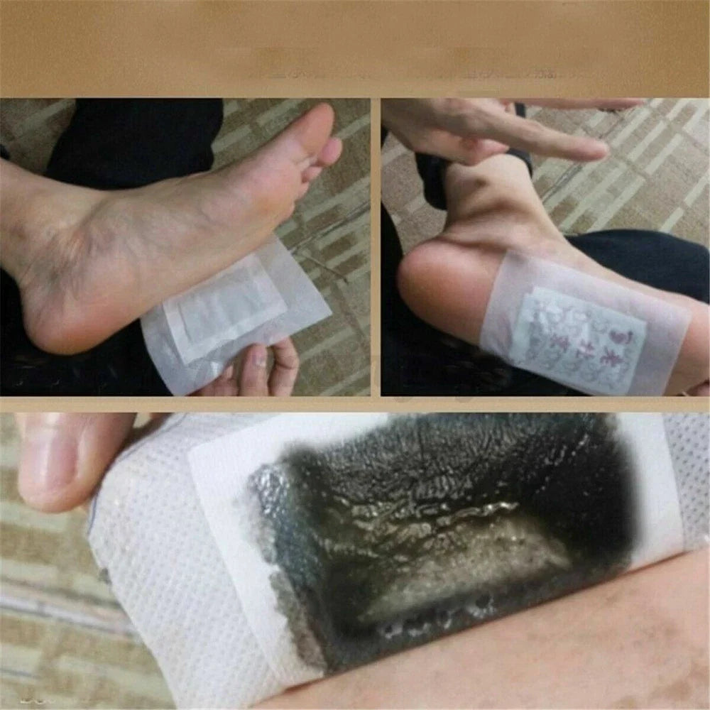 100pcs Foot Pads Toxins Fit Health Care Patch Cleanse Adhesive Slim