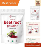 Cold Pressed Organic Beet Root Powder, 4lb | High Concentration, No Additives
