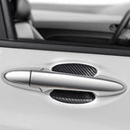 4 x Car Carbon Fiber Door Handle Protector Film Anti-Scratch Sticker Accessories