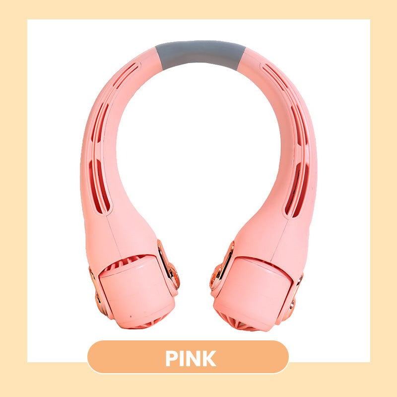 🥳2026 HOT SALE🥳💨 50% OFF!🍃 Neck Air Conditioner Fan – Ultra‑quiet, 360° rotating, 3 speeds. Hands‑free cooling, long battery. Summer essential! 😎🌬️