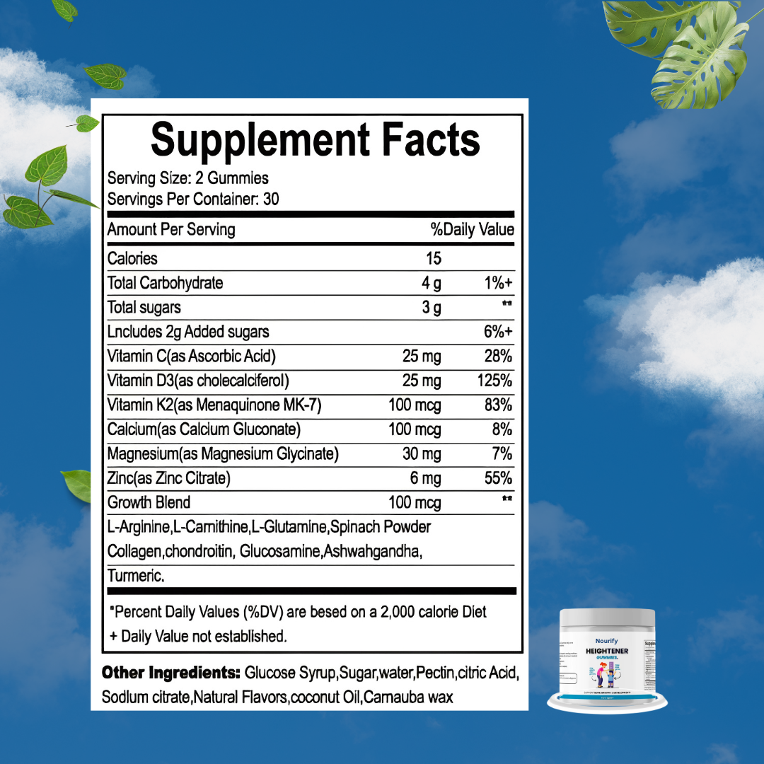 FLASH SALE - Nourify Heightener Gummies