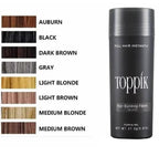 Aurenza Shop Toppik Hair Building Fibers for men and women, instantly thicker, fuller-looking hair for thinning or fine hair.