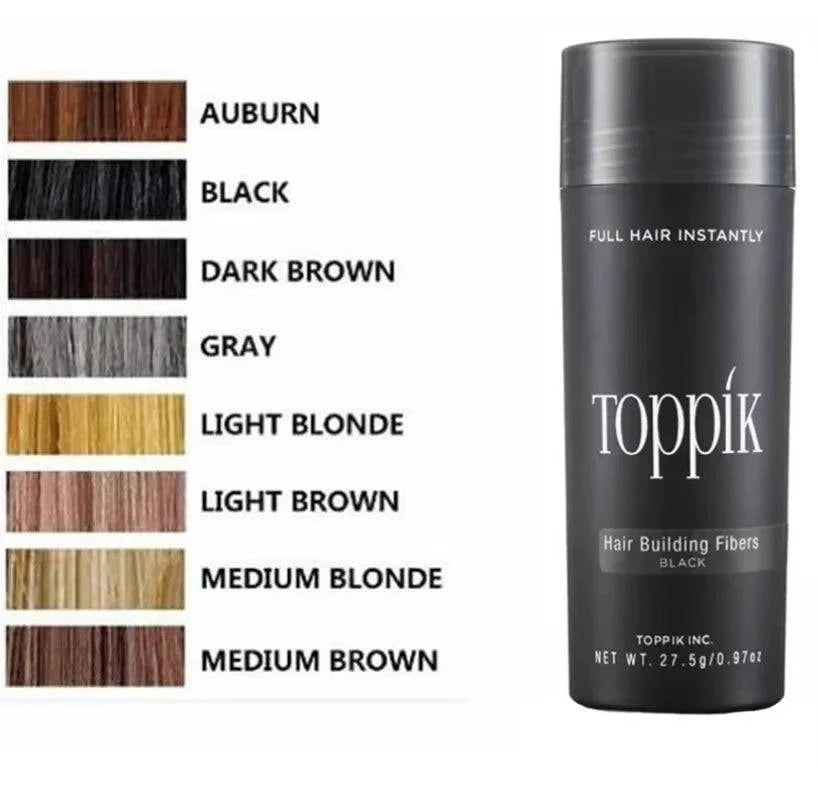 Aurenza Shop Toppik Hair Building Fibers for men and women, instantly thicker, fuller-looking hair for thinning or fine hair.